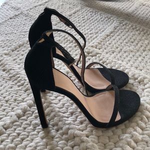 Stuart Weitzman black sandals